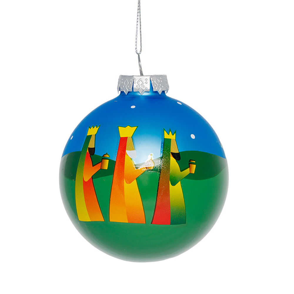 Come All Ye Faithful Nativity Christmas Ornament – 80MM